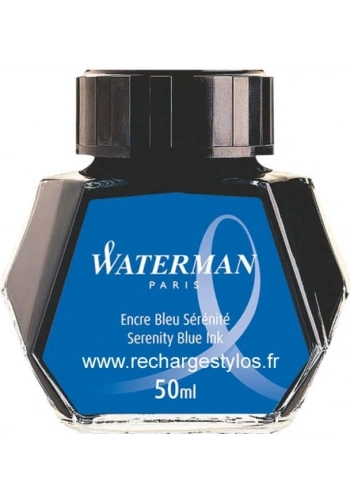 Waterman Dolma Kalem Mürekkebi 50 ml. MAVİ