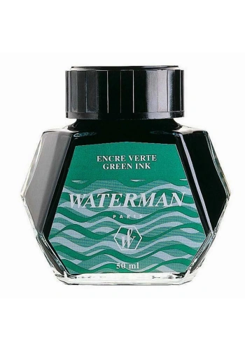 Waterman Dolma Kalem Mürekkebi Cam Şişede 50 ML Yeşil S0110770