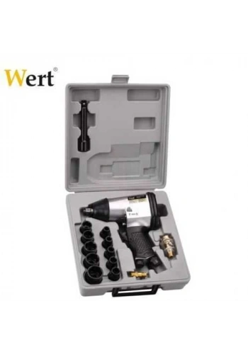 Wert 1855 Havalı Somun Sıkma Seti (1/2 İnç, 17 Parça)