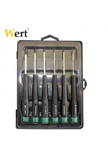 Wert 2262 Elektronikçi Tornavida Seti, 6 Parça