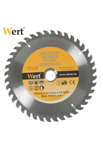 Wert 2540-125 Ahşap Kesme Testeresi (Ø 125mm)