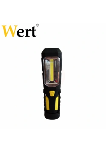 Wert 2612 Pilli Çalışma Lambası, 3W COB LED + 1 LED