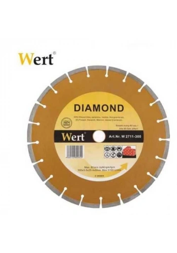 Wert 2711-180 Granit Mermer Elmas Testere (180mm)