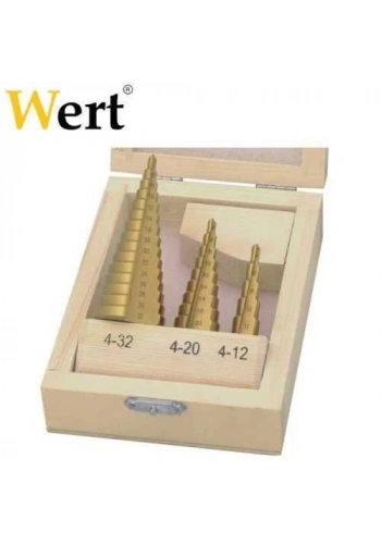 Wert 3500 Kademeli Sac Delme Seti (3 Parça)