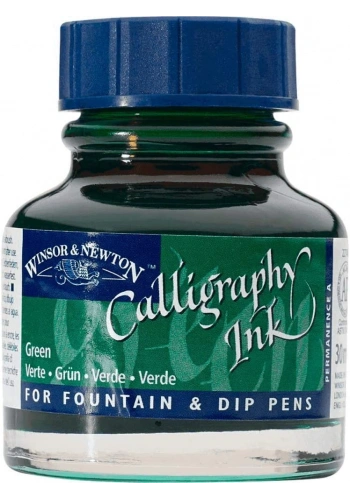 Winsor Newton Calligraphy Ink Kaligrafi Mürekkebi 30ml Green