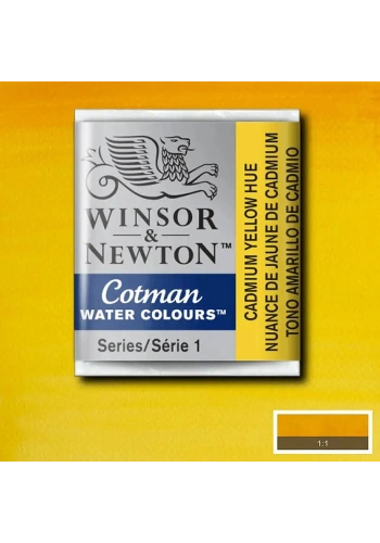 Winsor & Newton Cotman Yarım Tablet Sulu Boya 109 Cadmium Yellow Hue