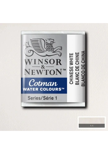 Winsor & Newton Cotman Yarım Tablet Sulu Boya 150 Chinese White