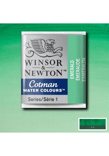Winsor & Newton Cotman Yarım Tablet Sulu Boya 235 Emerald