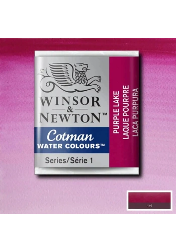 Winsor & Newton Cotman Yarım Tablet Sulu Boya 544 Purple Lake