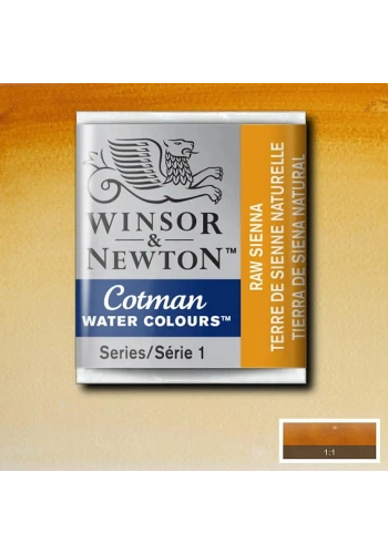 Winsor & Newton Cotman Yarım Tablet Sulu Boya 552 Raw Sienna