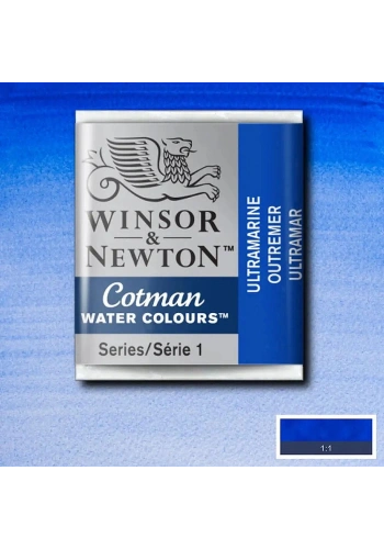 Winsor & Newton Cotman Yarım Tablet Sulu Boya 660 Ultramarine