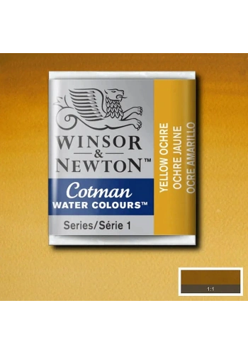 Winsor & Newton Cotman Yarım Tablet Sulu Boya 744 Yellow Ochre