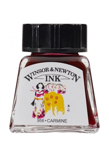 Winsor Newton Drawing Ink Çini Mürekkebi 14ml 127 Carmine