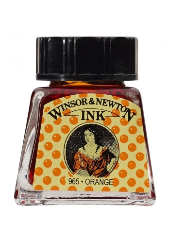 Winsor Newton Drawing Ink Çini Mürekkebi 14ml 449 Orange
