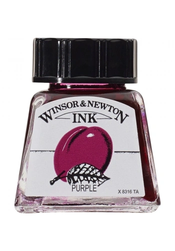 Winsor Newton Drawing Ink Çini Mürekkebi 14ml 542 Purple