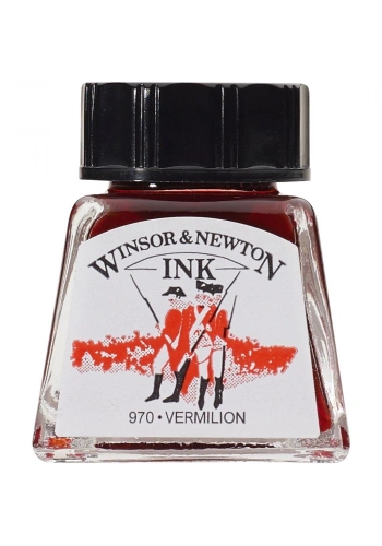 Winsor Newton Drawing Ink Çini Mürekkebi 14ml 680 Vermilion