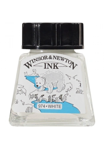 Winsor Newton Drawing Ink Çini Mürekkebi 14ml 702 White