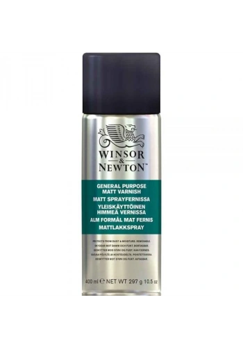 Winsor & Newton General Purpose Matt Varnish Çok Amaçlı Mat Sprey Vernik 400 ml.
