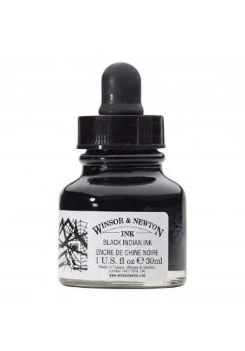 Winsor Newton İnk Çini Çizim Mürekkebi 30ml Siyah