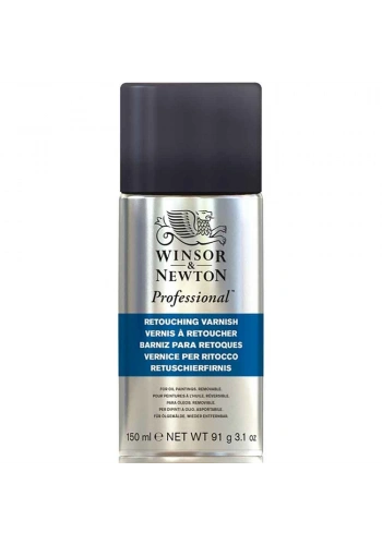 Winsor & Newton Professional Retouching Varnish Sprey Rötuş Verniği 150 ml.