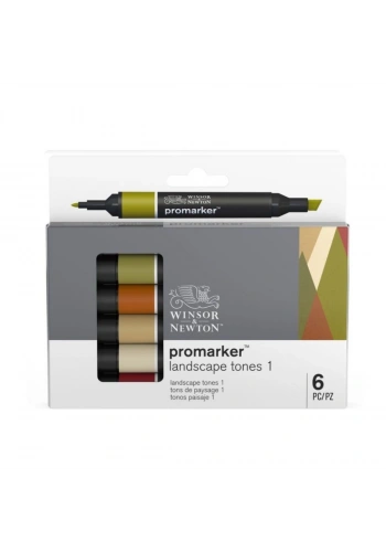 Winsor Newton Promarker Set Landscape 6lı