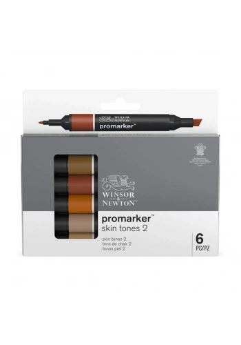 Winsor Newton Promarker Skin Tones 2 6lı