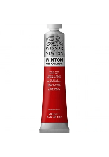 Winsor & Newton Winton Yağlı Boya 200 ml. 6 Cadmium Red Deep Hue