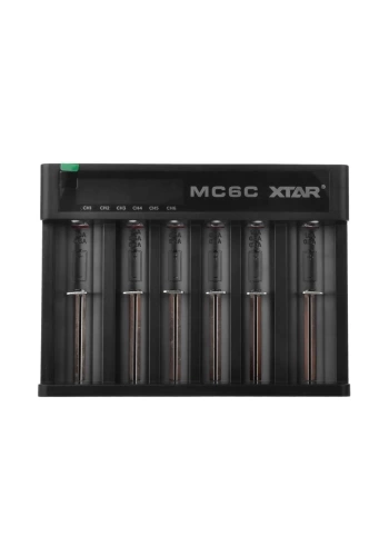 Xtar MC6C - Li-ion Pil USB Şarj Cihazı - 6lı