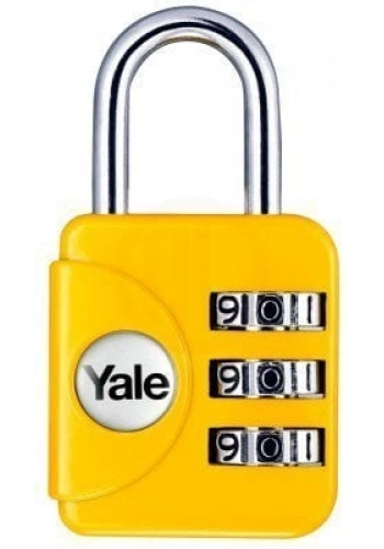 Yale Geniş Tip Mini Şifreli Asma Kilit Karışık Renkli Blister - YP1/28/121/1