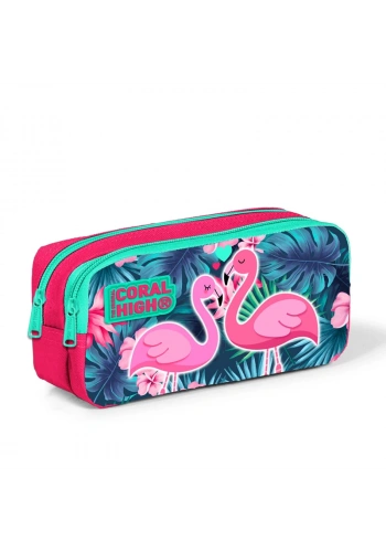 YAYGAN 22295 CORAL HIGH KALEM ÇANTASI İKİ BÖLMELİ