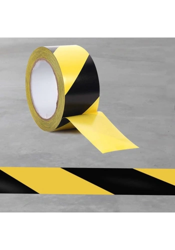 Yer Isaretleme Bandı Sarı Siyah 1 Top :33Mt