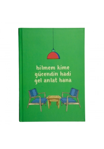 Yıldız Sert Kapak 14x20cm 80yp Duygulu Defter Çizgili Bilmem