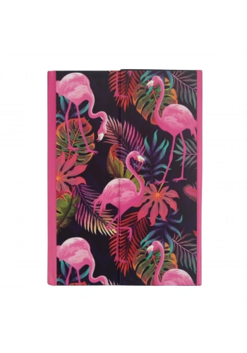 Yıldız Sert Kapak 14x20cm 80yp Magnet Seri Flamingo Çizgisiz