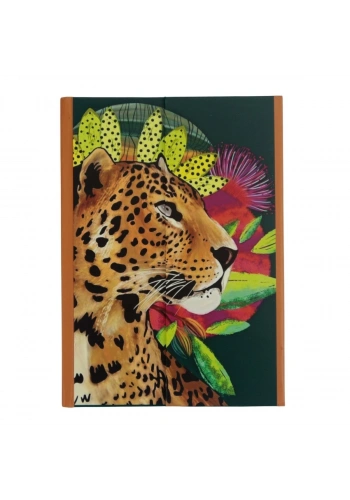 Yıldız Sert Kapak 14x20cm 80yp Magnet Seri Kaplan Çizgili