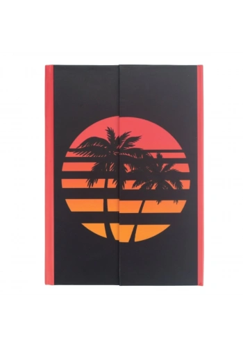 Yıldız Sert Kapak 14x20cm 80yp Magnet Seri Palmiye Çizgisiz