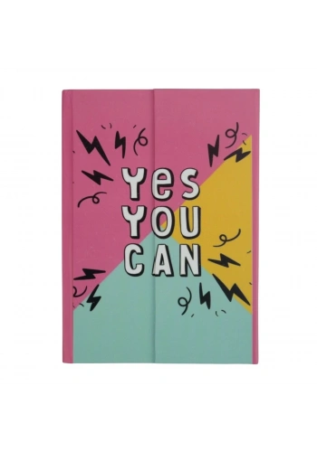 Yıldız Sert Kapak 14x20cm 80yp Magnet Seri Yes Çizgisiz