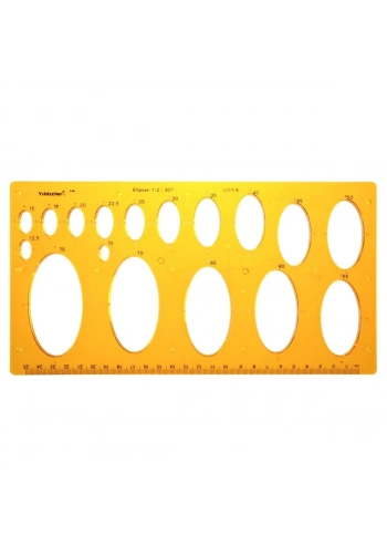 Yıldızlar Elips Şablonu Büyük