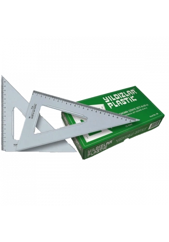 Yıldızlar Öğrenci Gönye Seti 45-60 Derece 26 CM Ekonomik 88