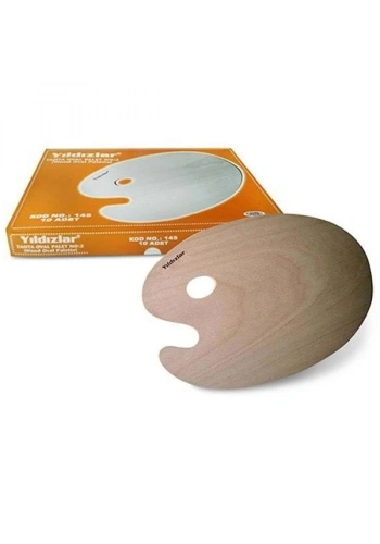 Yıldızlar Palet Ahşap Oval No:2 145