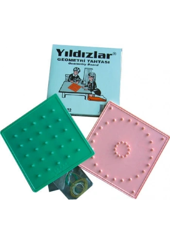 Yıldızlar Plastik Geometri Tahtası