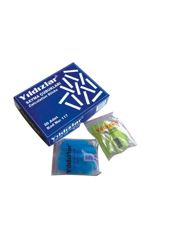 Yıldızlar Plastik Sayma Çubukları