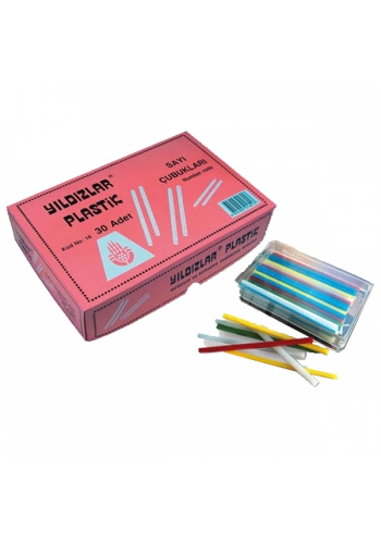 Yıldızlar Sayı Çubukları Plastik Kutuda 16