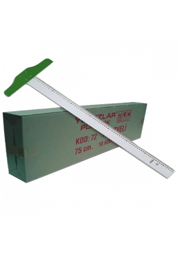 Yıldızlar T Cetvel Plastik 75 CM 72