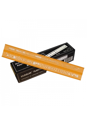 Yıldızlar Yazı Şablonu Teknik 7 MM 53