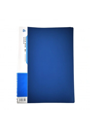 Yiming Şeffaf Sunum Dosyası A4 10lu Mavi