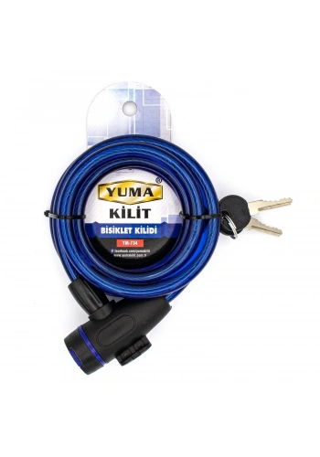 Yuma Kilit Bisiklet Kilidi 12 Mm X 80 Cm
