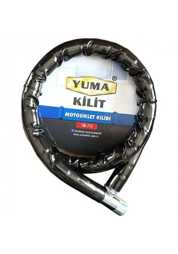 Yuma Kilit Motosiklet Kilidi Körüklü 22 Mm X 120 Cm