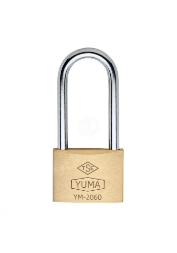 Yuma Kilit Uzun Kancalı Pirinç Asma Kilit 60 mm - YM-2060L