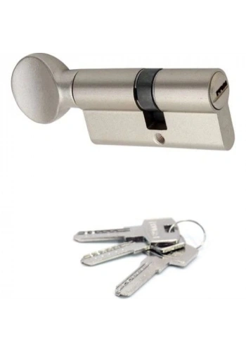 Yuma Kilit Ymk Hibrit Mandallı Barel 68 Mm Bilyalı Saten (Blisterli)