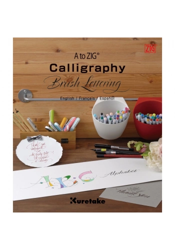 Zig A To Zig Calligraphy Brush Lettering Kaligrafi Eğitim Kıtapcığı